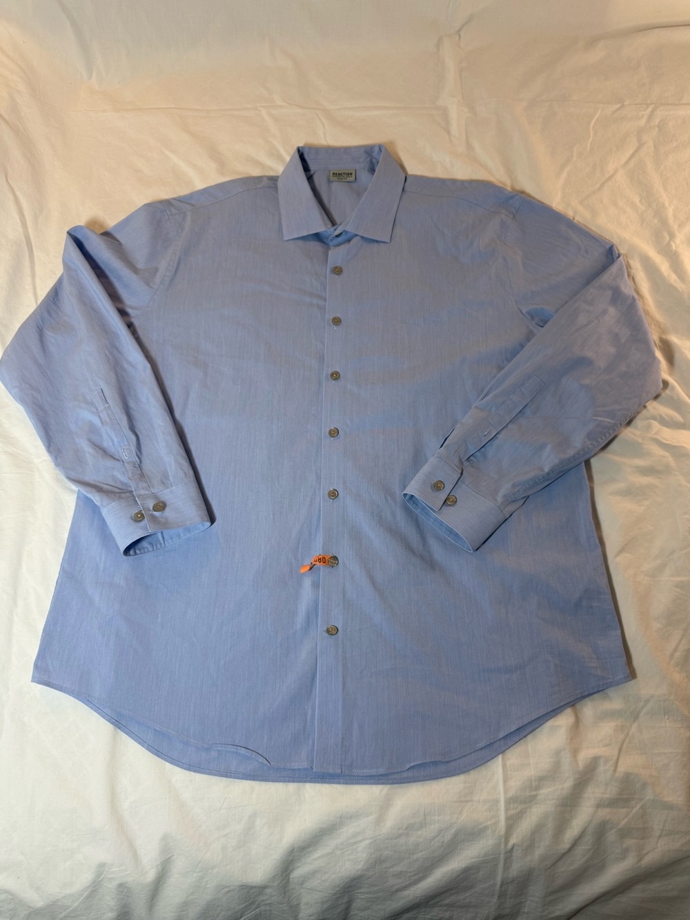 Kenneth Cole Light Blue Men's Long-Sleeve Dress Shirt
